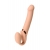 Телесный безремневой вибрострапон Vibrating Bendable Strap-On L - Strap-on-me - купить с доставкой в Стерлитамаке