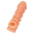 Телесная закрытая насадка с пупырышками Cock Sleeve Size L - 17,6 см. - KOKOS - в Стерлитамаке купить с доставкой