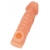 Телесная закрытая насадка с шершавой головкой Cock Sleeve Size L - 17,6 см. - KOKOS - в Стерлитамаке купить с доставкой