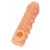 Телесная закрытая насадка с пучками шишечек Cock Sleeve Size L - 17,6 см. - KOKOS - в Стерлитамаке купить с доставкой