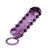 Закрытая фиолетовая насадка с пупырышками SAMURAI PENIS SLEEVE PURPLE - 14,5 см. - NMC - в Стерлитамаке купить с доставкой