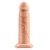 Телесный реалистичный фаллоимитатор с полостью Silicone Hollow Extension - 20 см. - Pipedream - купить с доставкой в Стерлитамаке