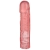 Розовая фаллическая насадка Vac-U-Lock 8  Crystal Jellies Dong - 20,3 см. - Doc Johnson - купить с доставкой в Стерлитамаке