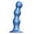 Голубая насадка Strap-On-Me Dildo Plug Balls size S - Strap-on-me - купить с доставкой в Стерлитамаке