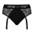 Черные трусики для насадок Diva Lingerie Harness - size L - Strap-on-me - купить с доставкой в Стерлитамаке