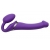 Фиолетовый безремневой вибрострапон Vibrating Bendable Strap-On - size L - Strap-on-me - купить с доставкой в Стерлитамаке