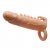 Телесная удлиняющая насадка Penis Sleeve Emmitt - 17 см. - Baile - в Стерлитамаке купить с доставкой