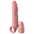 Телесная насадка-удлинитель 2 Inch Silicone X-tension with Strap - 20,3 см. - Pipedream - в Стерлитамаке купить с доставкой