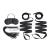Эротический набор 4PC Bondage Bed Strap   Flogger Kit - Lux Fetish - купить с доставкой в Стерлитамаке