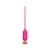 Розовый тонкий стимулятор Nipple Vibrator - 23 см. - I-MOON - купить с доставкой в Стерлитамаке
