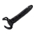 Чёрная насадка-фаллос для двойного проникновения INFLATABLE DILDO SLIM DONG  - 13,5 см. - Toyz4lovers - в Стерлитамаке купить с доставкой