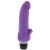 Фиолетовый вибратор с лепестками в основании PURRFECT SILICONE CLASSIC 7INCH PURPLE - 18 см. - Dream Toys