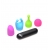 Вибропуля с 4 эластичными насадками Rechargeable Bullet With 4 Attachments - XR Brands