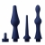 Набор из 3 универсальных насадок для анального душа Universal 3 Piece Silicone Enema Attachment Set - XR Brands - купить с доставкой в Стерлитамаке