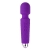 Фиолетовый силиконовый wand-вибратор - 20 см. - Secwell