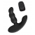 Черный силиконовый стимулятор простаты Levett Nitoc с пультом ДУ - Levett - в Стерлитамаке купить с доставкой