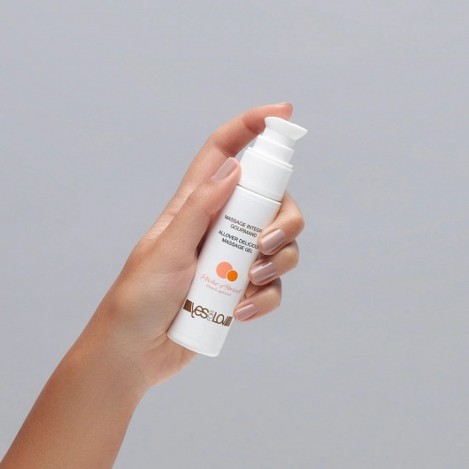 Универсальный массажный гель-смазка Allover Delicious Massage Gel с ароматом персика и аброкоса - 50 мл. - YESforLOV - купить с доставкой в Стерлитамаке