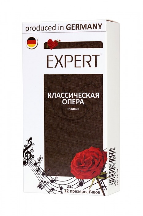 Гладкие презервативы Expert  Классическая опера  - 12 шт. - Expert - купить с доставкой в Стерлитамаке