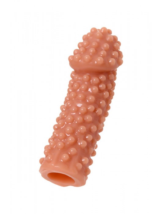 Телесная насадка на фаллос с бугорками KOKOS Extreme Sleeve 10 - 15,8 см. - KOKOS - в Стерлитамаке купить с доставкой