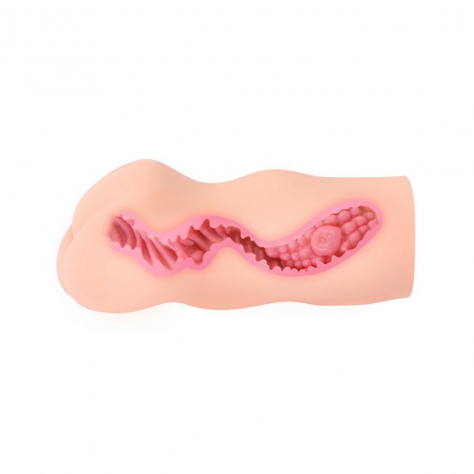 Телесный мастурбатор-вагина с двойным слоем - KOKOS - в Стерлитамаке купить с доставкой