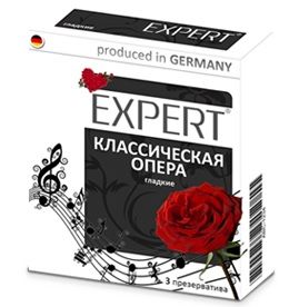 Гладкие презервативы Expert  Классическая опера  - 3 шт. - Expert - купить с доставкой в Стерлитамаке