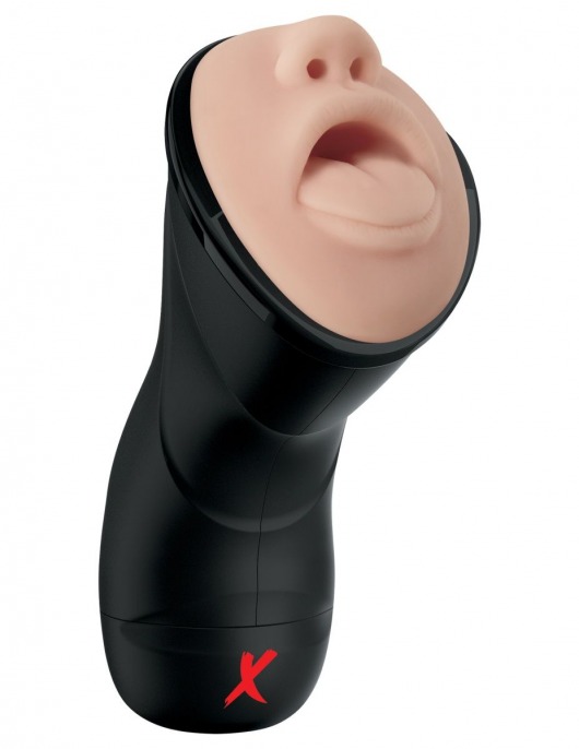 Мастурбатор-ротик Deep Throat Vibrating Stroker - Pipedream - в Стерлитамаке купить с доставкой