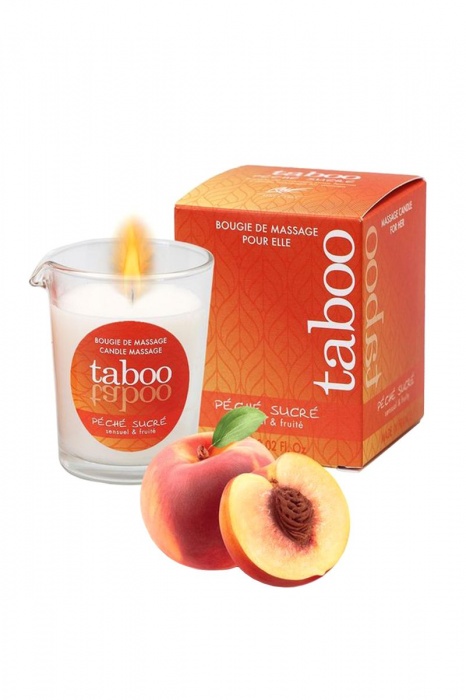 Массажное аромамасло с афродизиаками для женщин RUF Taboo Peche sucre - 60 гр. - RUF - купить с доставкой в Стерлитамаке