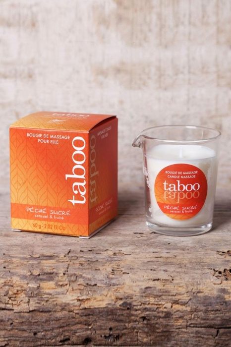 Массажное аромамасло с афродизиаками для женщин RUF Taboo Peche sucre - 60 гр. - RUF - купить с доставкой в Стерлитамаке
