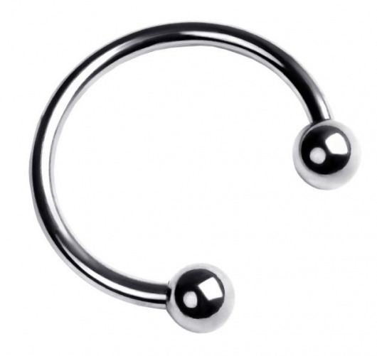 Серебристая подкова на головку пениса - ToyFa - купить с доставкой в Стерлитамаке