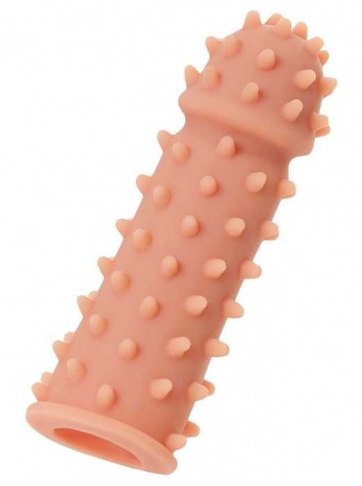 Телесная реалистичная насадка KOKOS Extreme Sleeve 03 с дополнительной стимуляцией - 12,7 см. - KOKOS - в Стерлитамаке купить с доставкой