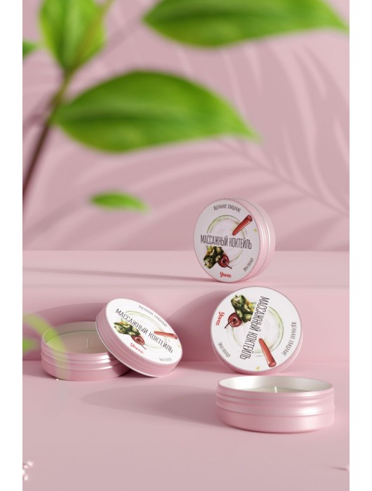 Массажная свеча «Массажный коктейль» с ароматом пина колады - 30 мл. - ToyFa - купить с доставкой в Стерлитамаке