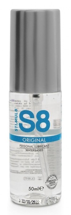 Универсальный лубрикант на водной осноdе S8 Original Lube - 50 мл. - Stimul8 - купить с доставкой в Стерлитамаке