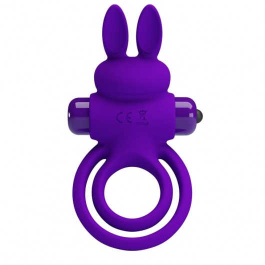 Фиолетовое эрекционное кольцо с вибростимуляцией клитора Vibrant Penis Ring III - Baile - в Стерлитамаке купить с доставкой