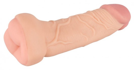 Телесная насадка-мастурбатор 2-in-1 Extension Masturbator - 21 см. - Orion - в Стерлитамаке купить с доставкой