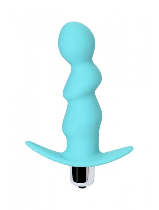 Мятная анальная вибровтулка Bland - 12 см. - ToyFa