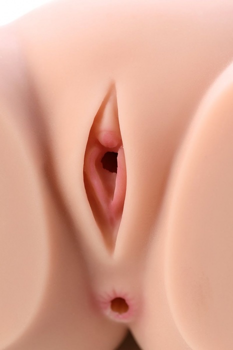 Мастурбатор-полуторс Cherry с вибрацией и двумя любовными тоннелями - KOKOS - в Стерлитамаке купить с доставкой