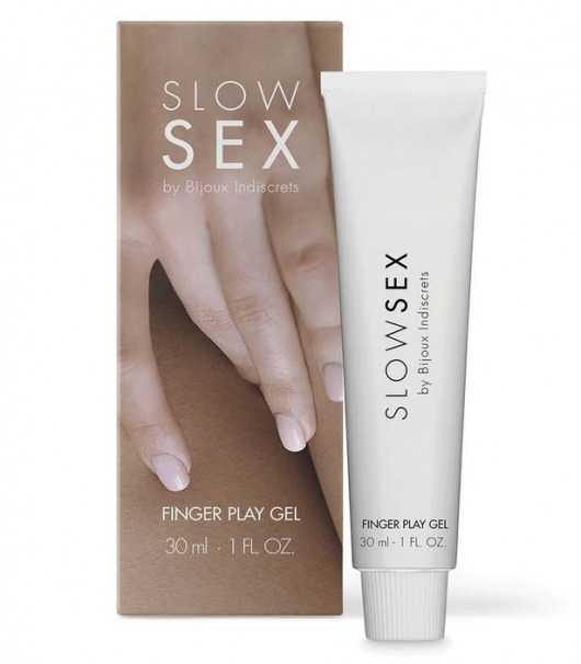 Гель для мастурбации с ароматом кокоса Slow Sex Finger Play Gel - 30 мл. - Bijoux Indiscrets - купить с доставкой в Стерлитамаке