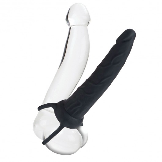 Насадка на пенис Silicone Love Rider Dual Penetrator для двойного проникновения - 14 см. - California Exotic Novelties - в Стерлитамаке купить с доставкой