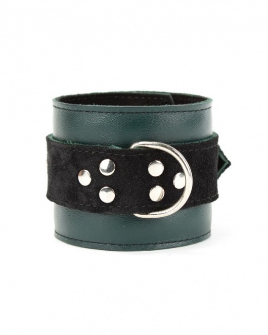 Изумрудные наручники Ladys Arsenal на карабинах - БДСМ Арсенал - купить с доставкой в Стерлитамаке