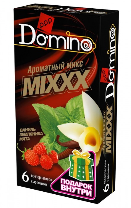 Ароматизированные презервативы DOMINO  Ароматный микс  - 6 шт. - Domino - купить с доставкой в Стерлитамаке