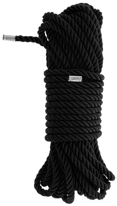 Черная веревка для бондажа BONDAGE ROPE - 10 м. - Dream Toys - купить с доставкой в Стерлитамаке