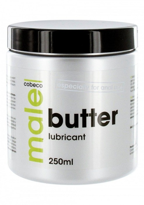 Анальный лубрикант MALE Cobeco Butter Lubricant - 250 мл. - Cobeco - купить с доставкой в Стерлитамаке