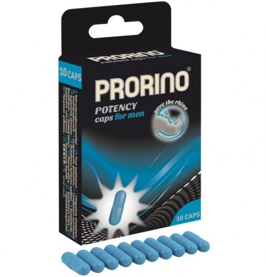 БАД для мужчин ero black line PRORINO Potency Caps for men - 10 капсул - Ero - купить с доставкой в Стерлитамаке