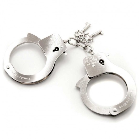 Металлические наручники Metal Handcuffs - Fifty Shades of Grey - купить с доставкой в Стерлитамаке