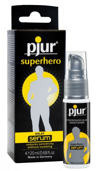 Сыворотка-пролонгатор pjur SUPERHERO Delay Serum - 20 мл. - Pjur - купить с доставкой в Стерлитамаке