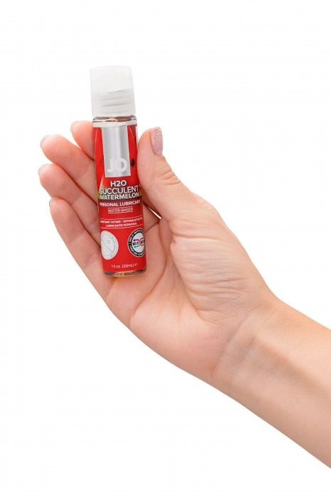 Лубрикант с ароматом арбуза JO Flavored Watermelon - 30 мл. - System JO - купить с доставкой в Стерлитамаке