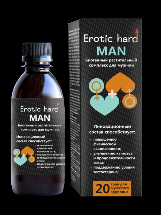 Мужской биогенный концентрат для усиления эрекции Erotic hard Man - 250 мл. - Erotic Hard - купить с доставкой в Стерлитамаке