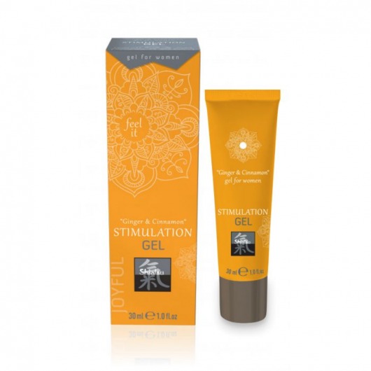 Возбуждающий интимный гель STIMULATION GEL Ginger   Cinnamon - 30 мл. - Shiatsu - купить с доставкой в Стерлитамаке