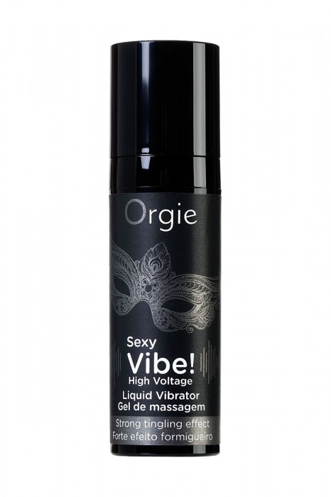 Гель для массажа ORGIE Sexy Vibe High Voltage с эффектом вибрации - 15 мл. - ORGIE - купить с доставкой в Стерлитамаке