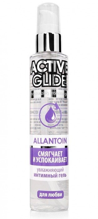 Увлажняющий интимный гель Active Glide Allantoin - 100 гр. - Биоритм - купить с доставкой в Стерлитамаке